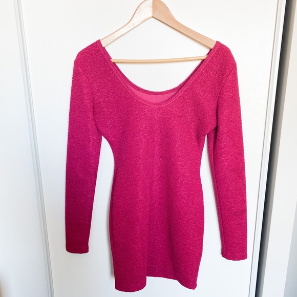 BCBGeneration Fuschia Dress; Size XS - Picture 2 of 5